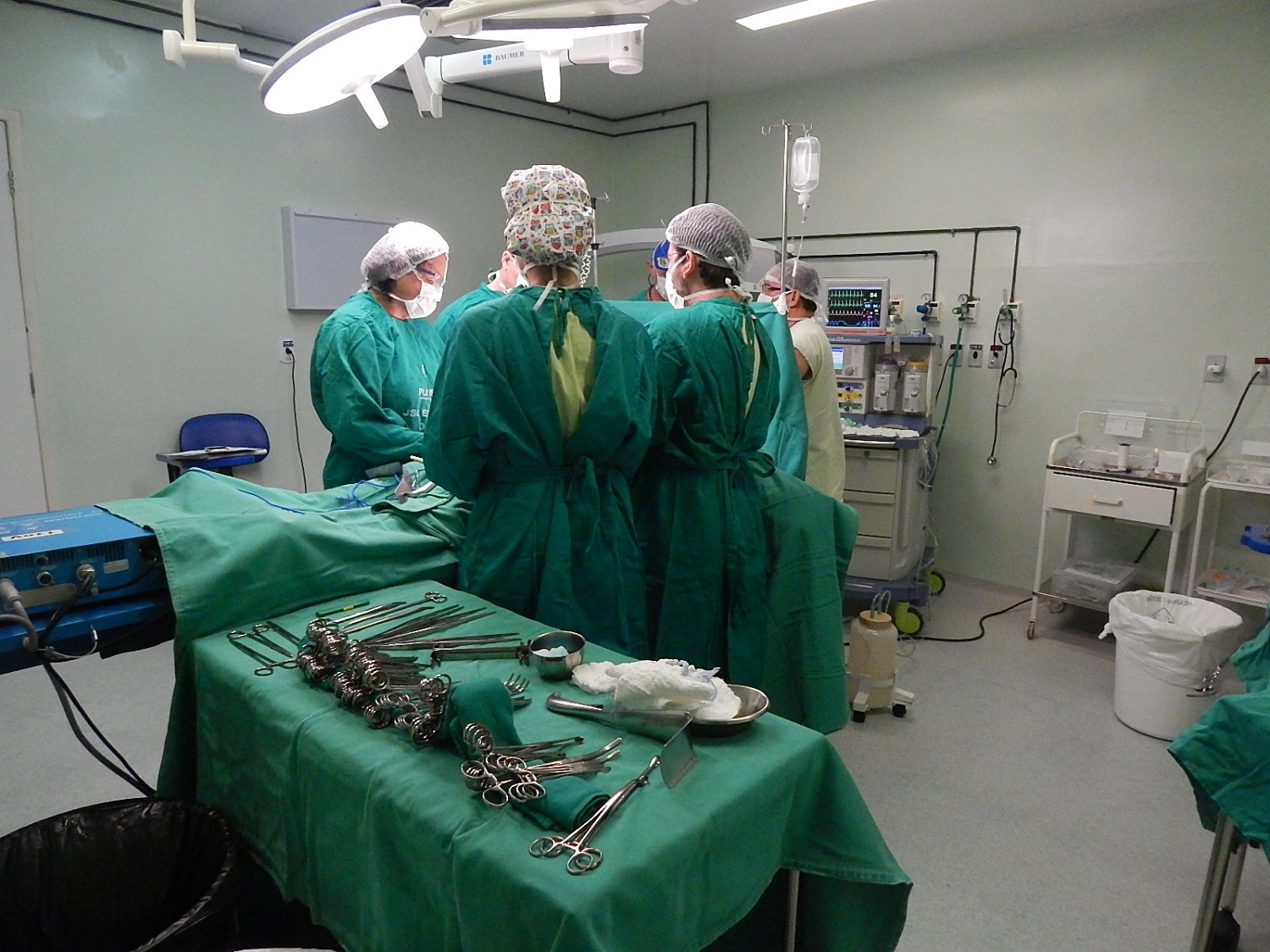 Na foto, mutirão cirúrgico realizado no HU-UFS em novembro de 2016. (foto: Unidade de Comunicação Social do HU)